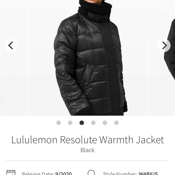 Women's Size 0 Lululemon Resolute Warmth Military Coat Down Fill Puffer Jacket - Picture 10 of 11